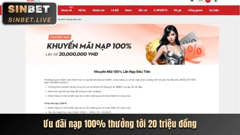 Khuyến mãi chào mừng 13 win